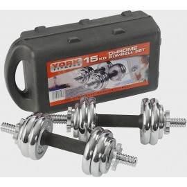 York Dumbbell Set 15Kg