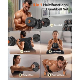 Cement Dumbbells Set & Kettlebells MF0545 20kg 