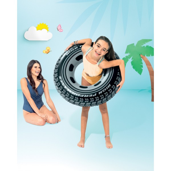 Giant Tire Inflatable Pool Swim Tube 