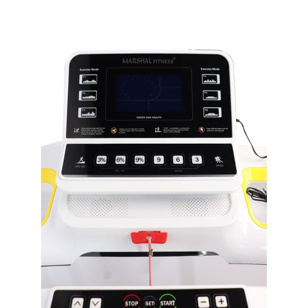 Marshal Fitness Mf-3325-1-45c Motorized Treadmill With Lcd Screen 